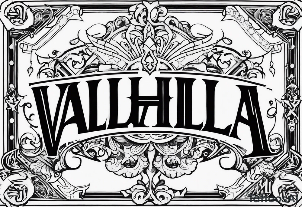 Valhalla tattoo idea