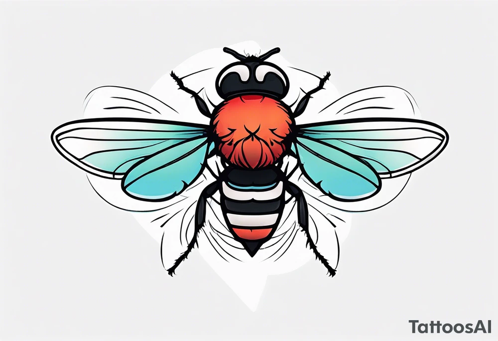 fly tattoo idea