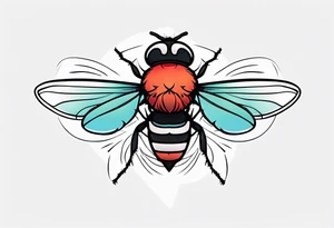 fly tattoo idea