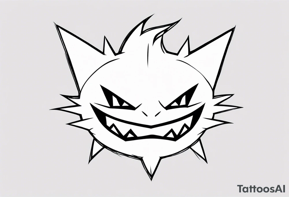 Gengar tattoo idea