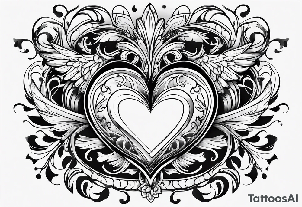 heart tattoo idea
