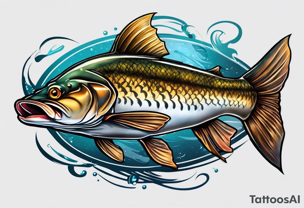 Catfish, 99 problem but catfishing aint one tattoo idea