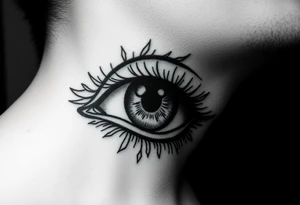 EYE WITH WINHS nd the reflection in the eye of what it sees tattoo idea