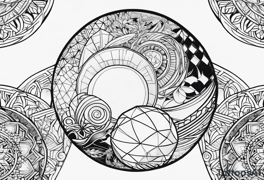 Tsubasa and ball tattoo idea