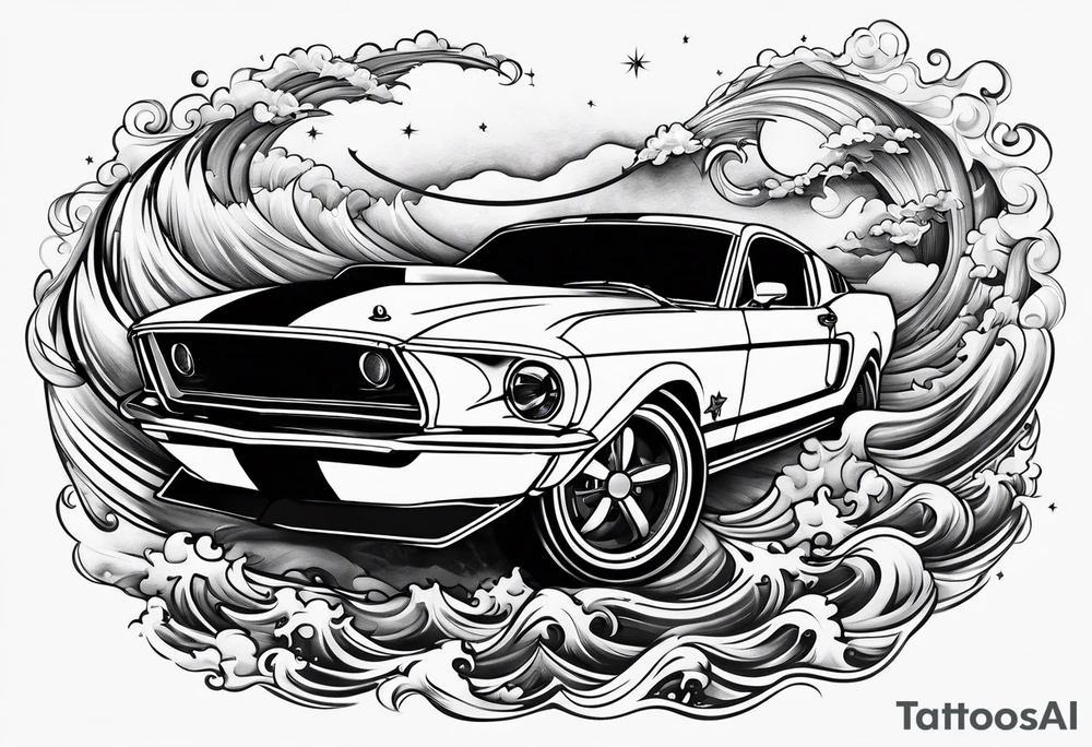 Muscle mustang 
Fast planes
Fast cars
Ocean
Galaxy 
Stars 
Lighthouse tattoo idea