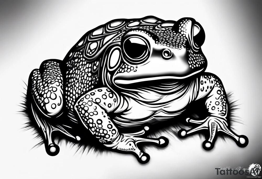 Gamakichi toad tattoo idea