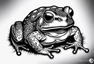 Gamakichi toad tattoo idea