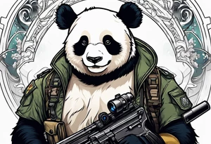 Combat Panda, Bundeswehr tattoo idea