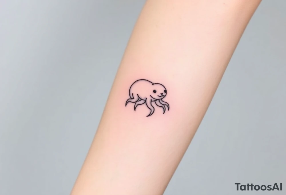 tardigrade, water bear, cute, baby, endurance, resilience, 8 legs tattoo idea