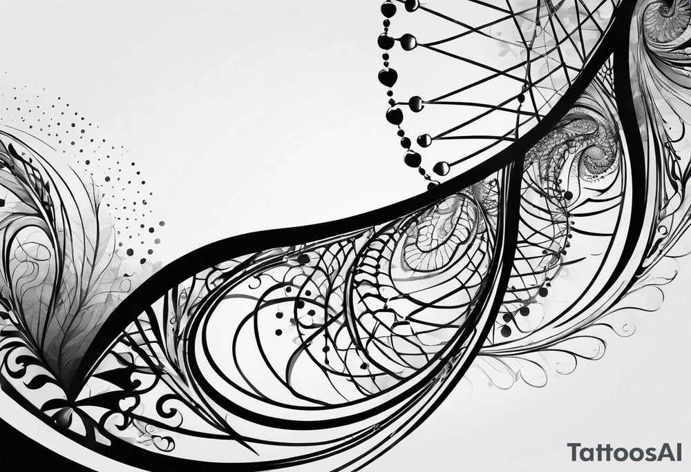 Dna strand tattoo idea