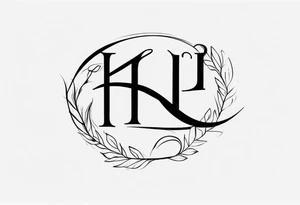 Initials KPL tattoo idea