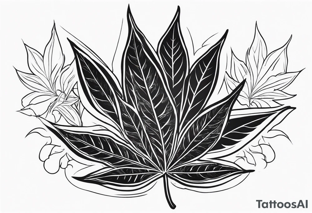 weed, smoke tattoo idea