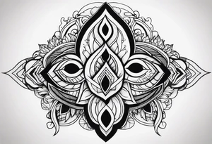 small tattoo symbolizing growth for a man tattoo idea