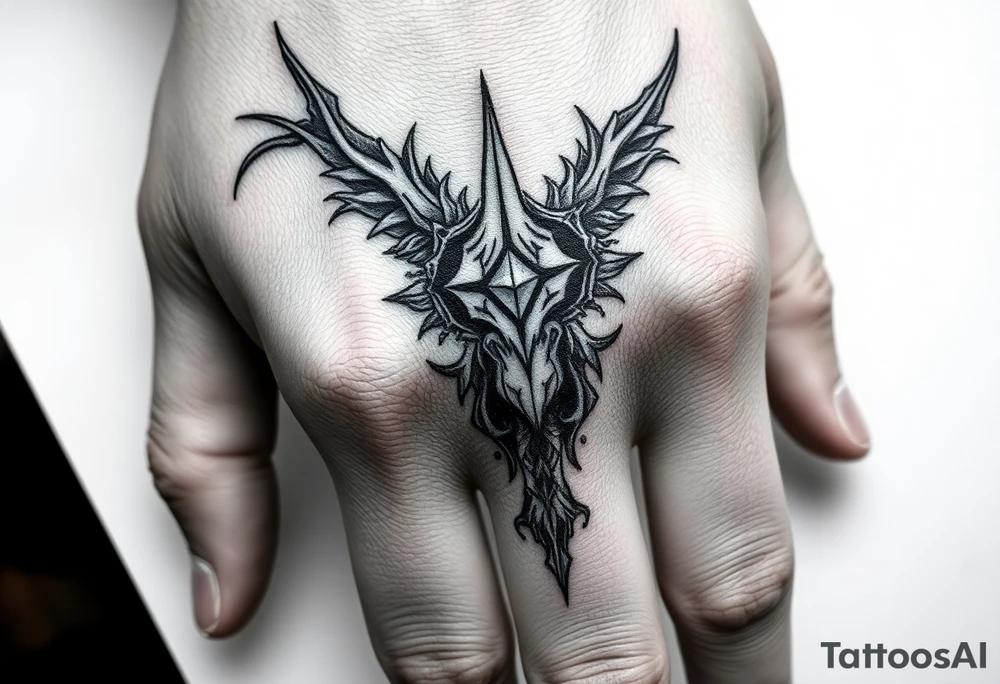 Goth and heavy metal tattoo idea