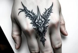 Goth and heavy metal tattoo idea