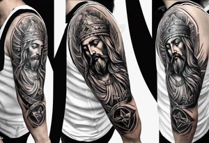Saint Jude fore arm tattoo tattoo idea
