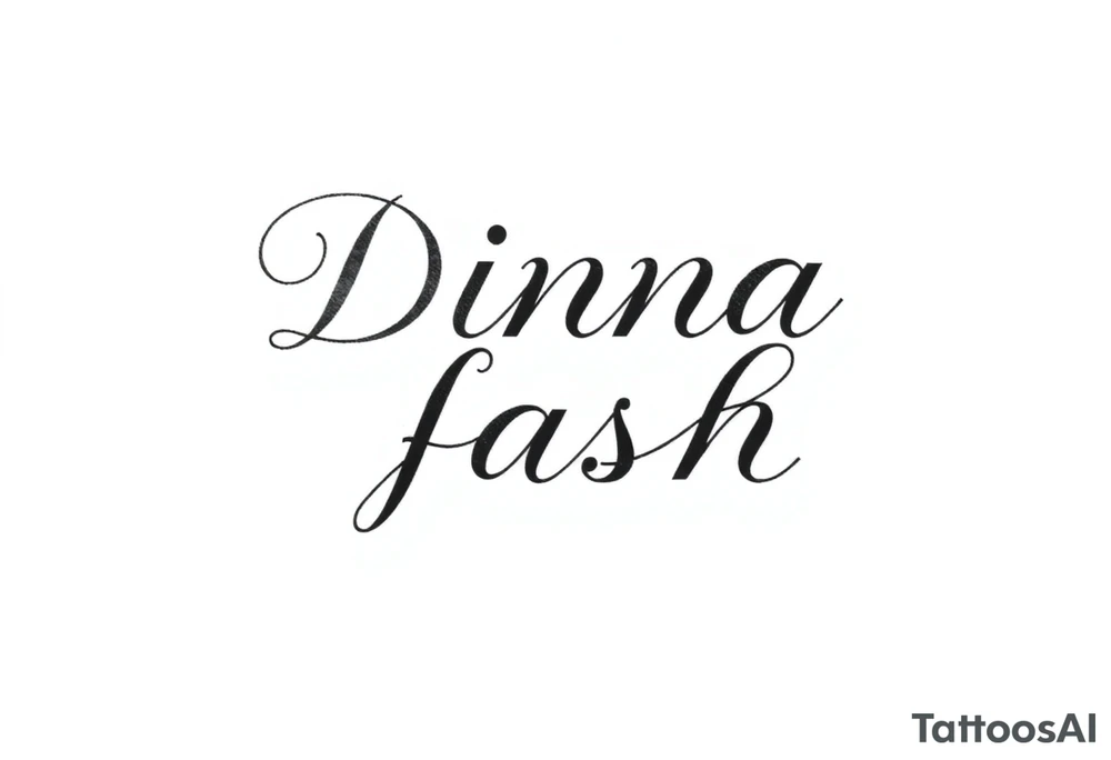 Dinna fash tattoo idea