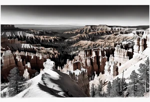 Forearm vertical, bryce canyon national park, hikers tattoo idea