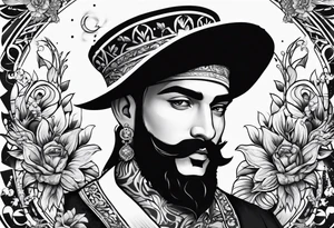 Men’s tattoo for Italian heritage tattoo idea