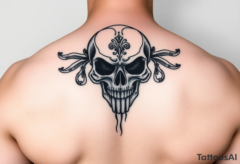 Mexican-skull tattoo idea
