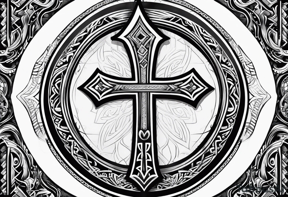 ankh, maori tattoo idea
