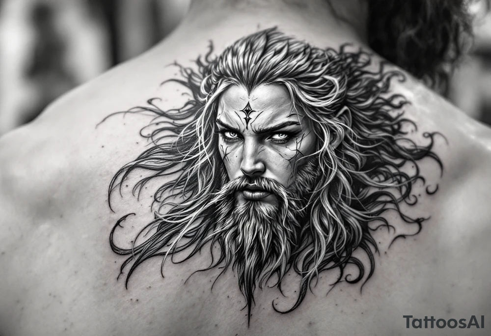 Female Viking fighters sleeve tattoo idea