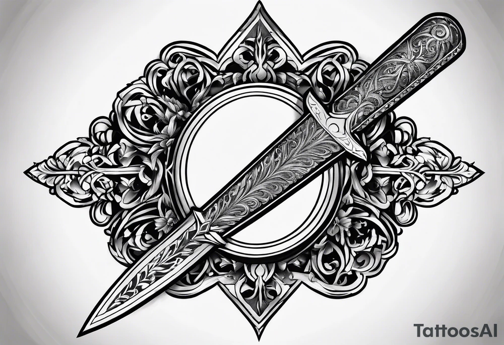 athame tattoo idea