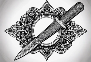 athame tattoo idea