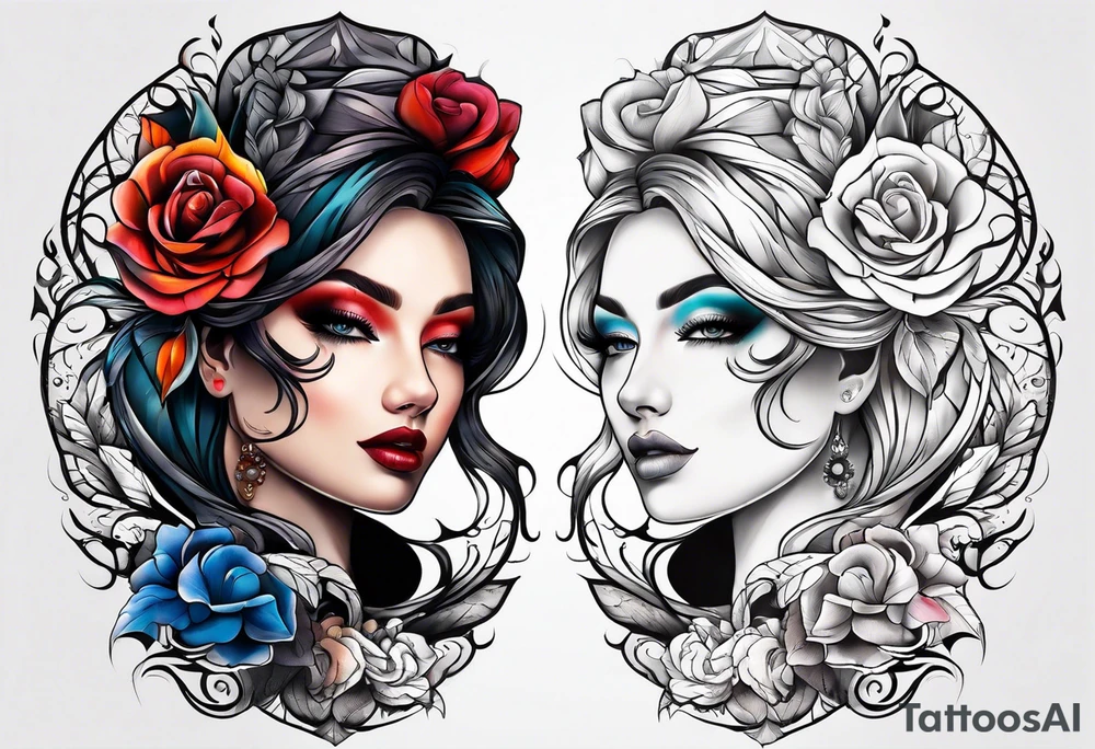 Half sleeve tattoo idea