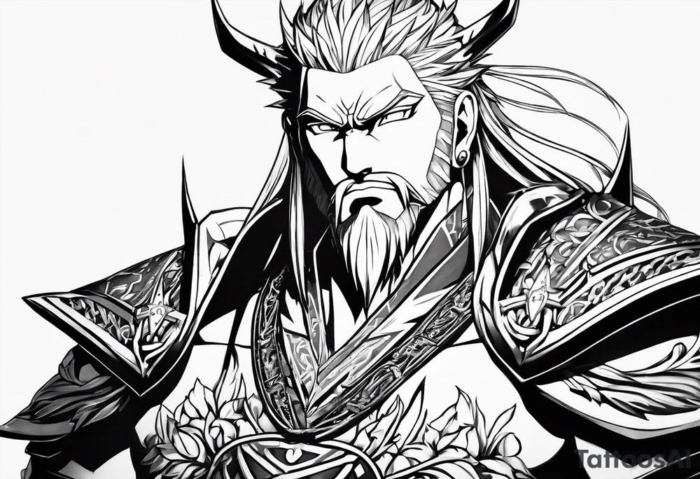 gilgamesh from fate stay night tattoo idea