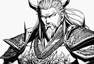 gilgamesh from fate stay night tattoo idea
