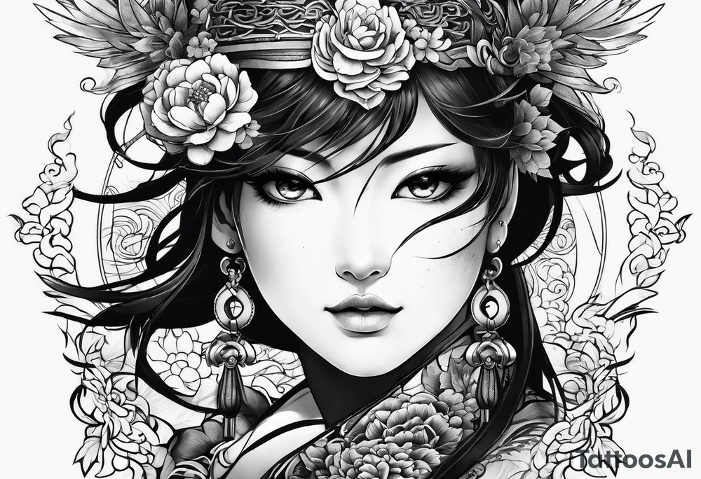 Japanese characters tattoo idea