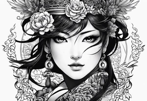 Japanese characters tattoo idea