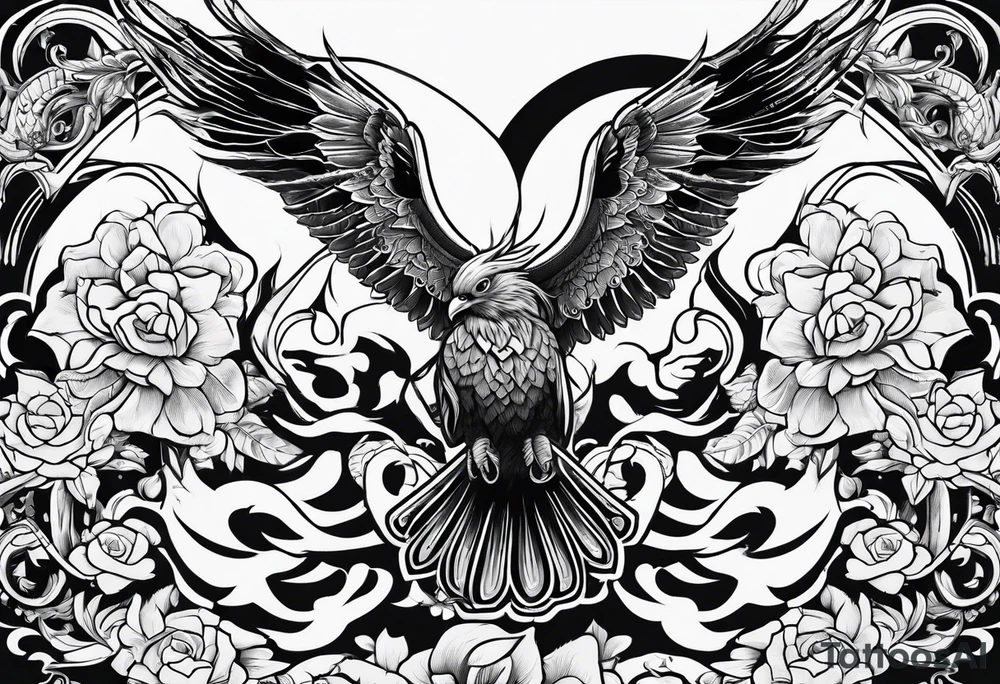 draw a tattoo in chest and shoulder tattoo idea