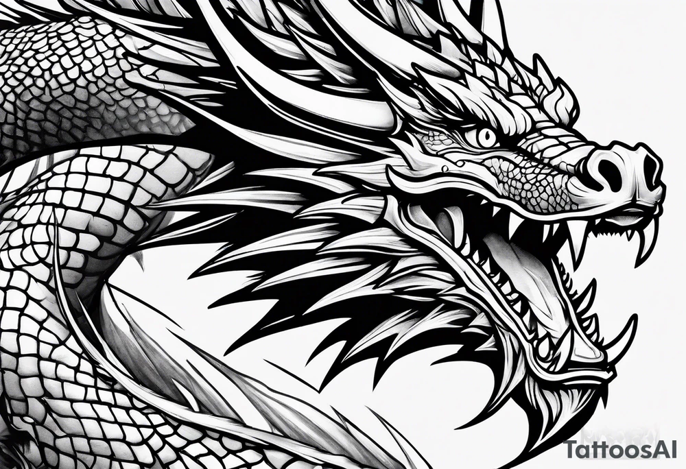 Dragon tattoo idea