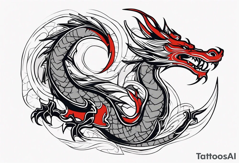 dragon tattoo idea