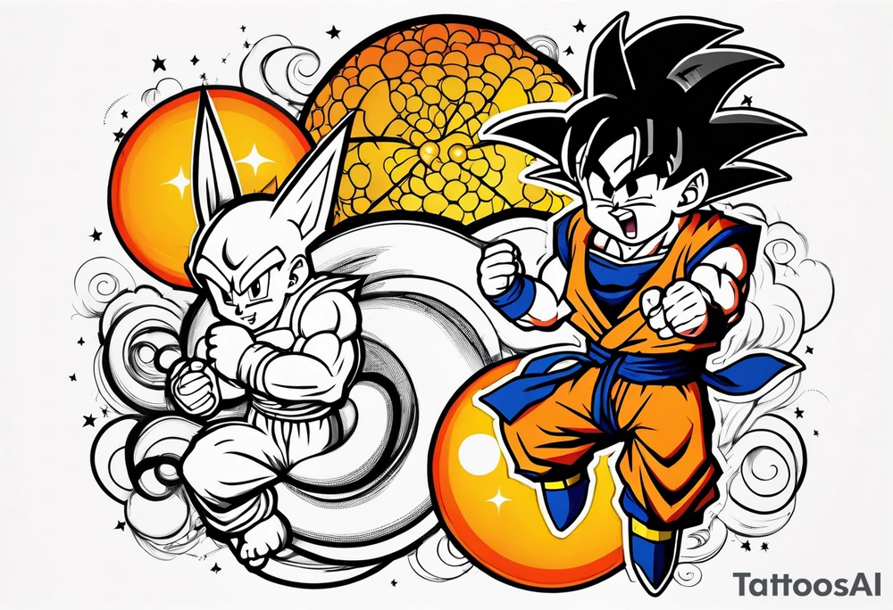 dragonball z tattoo idea