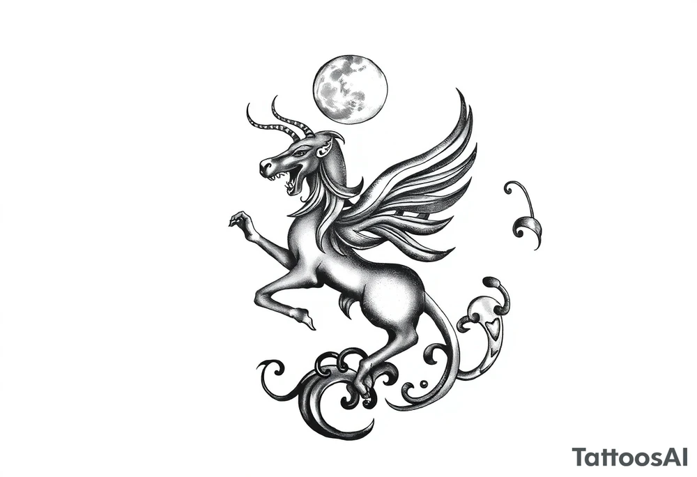 my love for music,
Zodiac sign Aquarius with ascendant Taurus and Scorpio in the moon tattoo idea