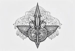 trident tattoo idea