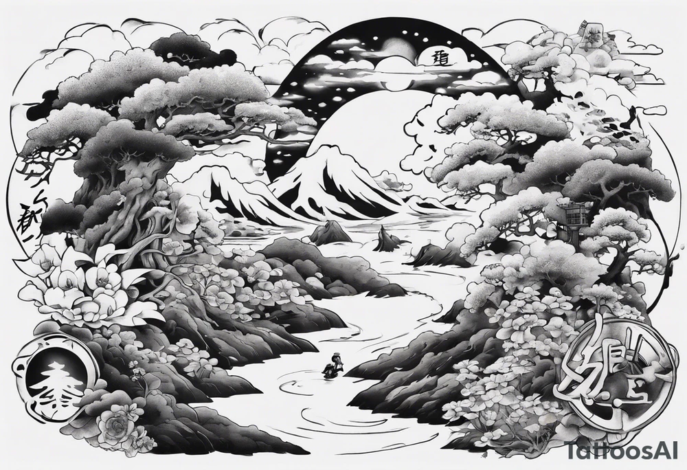 “I took another step, as I walk out the door on this endless road behind me” tattoo idea