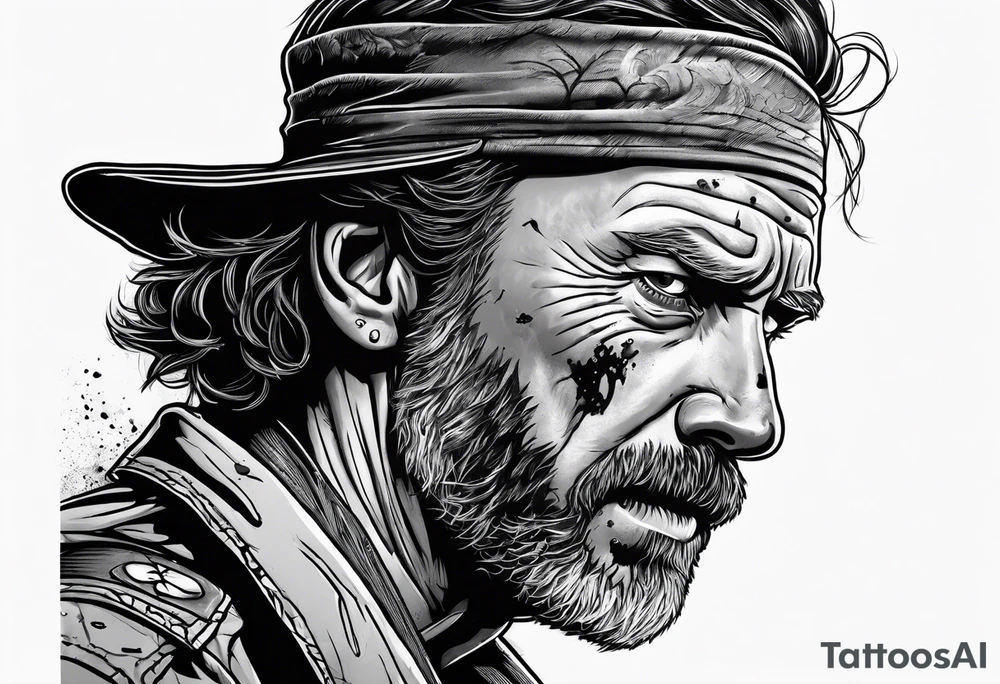 The walking dead rick tattoo idea