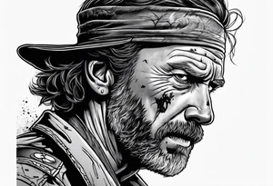The walking dead rick tattoo idea