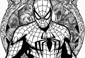spider-man 3 tattoo idea