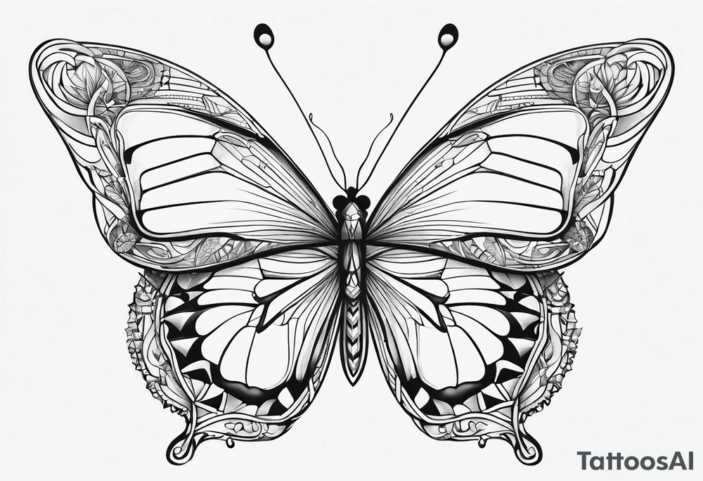butterfly tattoo idea