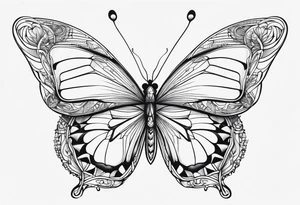 butterfly tattoo idea