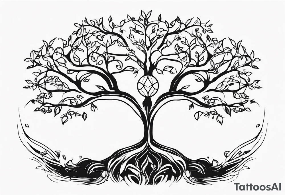 tree of life tattoo idea
