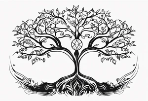 tree of life tattoo idea