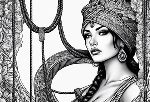 rope access tattoo idea