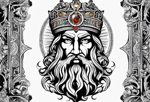 Greek god tattoo idea