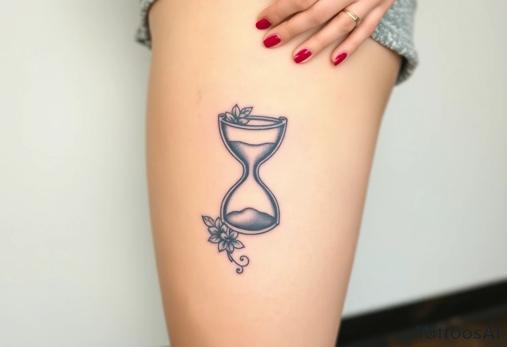 hourglass tattoo idea